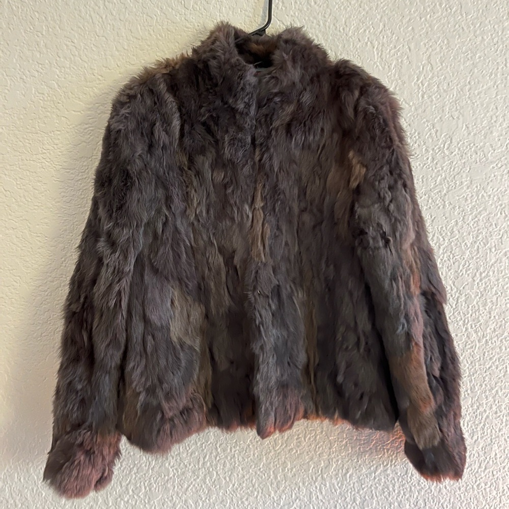 100% Rabbit Fur Coat